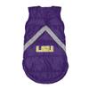 Littlearth Unisex-Adult NCAA LSU Tigers Pet Puffer Vest, Team Color, Medium view 1