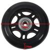 Ricrrover Luggage Suitcase Wheels Kit 84x24mm/3.3"x0.94" w/ 6mm ABEC 608zz Inline Outdoor Skate Replacement Wheels, Set of (2) (OD:84 W:24 ID:6 Axles:35&40mm) view 2