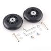 Ricrrover Luggage Suitcase Wheels Replacement Kit OD 90 * 24mm/3.54 * 0.94in w/ 6mm abec 608zz skate Inline Outdoor Skate Wheels, Set of (2) (OD:90 W:24 ID:6 Axles:35/40mm) view 3
