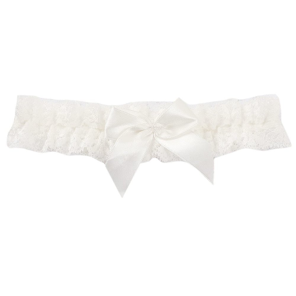 Black Bridal Garters for Wedding Leg Garter Set Lace Black Lace Garters for Bride, 1-ivory, One Size