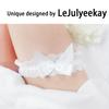 Black Bridal Garters for Wedding Leg Garter Set Lace Black Lace Garters for Bride, 1-ivory, One Size view 2