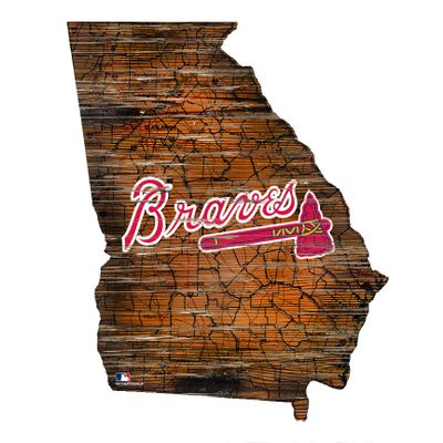 Braves 12" Mini Roadmap State Sign