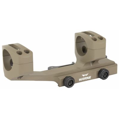 Warne QDXSKEL30DE, 30mm MSR Mount, 6061/T6 Aluminum, Steel Threaded Inserts, Quick Detach, Dark Earth