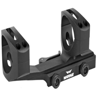 WARNE QDXSKEL34TW, 34mm MSR Mount, 6061/T6 Aluminum, Steel Threaded Inserts, Quick Detach, Black