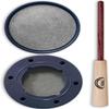 DUCK COMMANDER Double Trouble - 2 Sided Turkey Pot Call, Turkey Hunting Gear and Accessories, Aluminum/Slate view 1