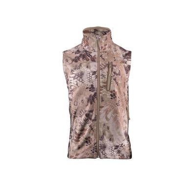 Kryptek Dalibor Vest - Men's Active Jacket with Versatile, Lightweight Synthetic Construction for Mild-to-Cool Conditions, Highlander -X-Small