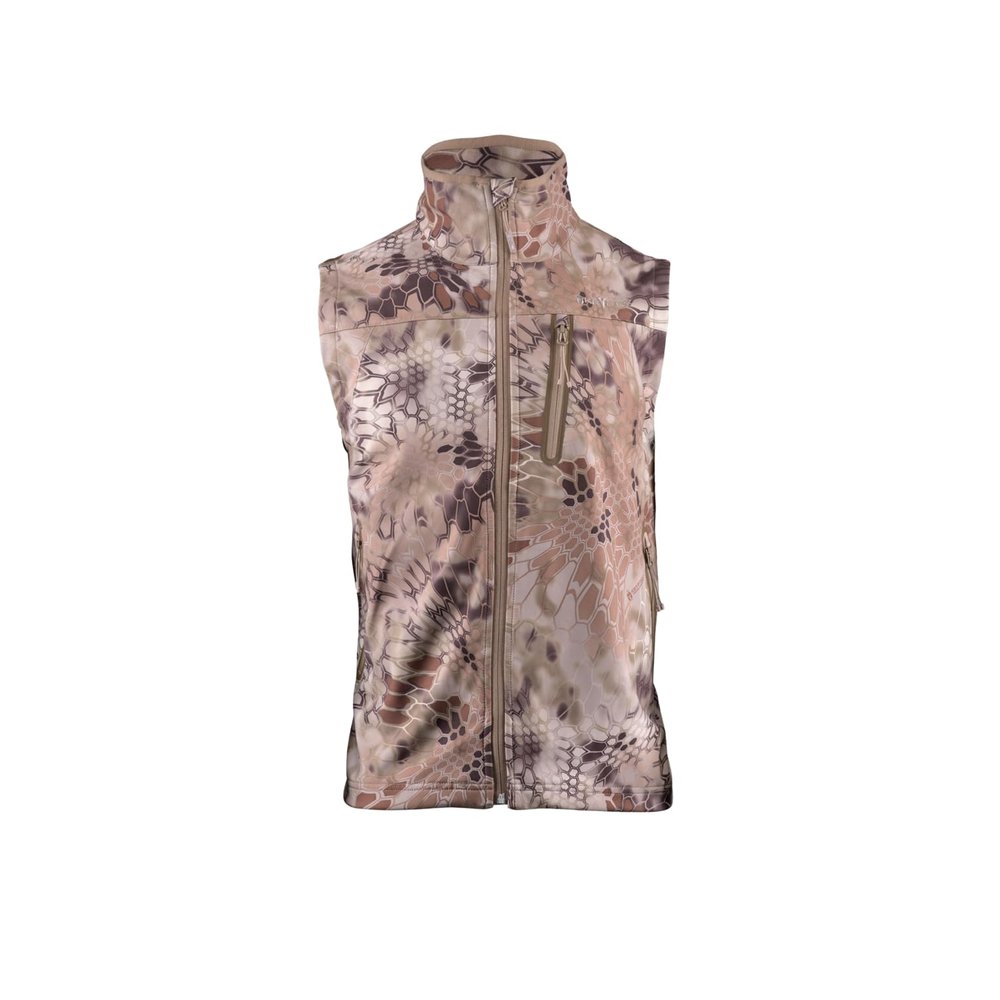 Kryptek Dalibor Vest - Men's Active Jacket with Versatile, Lightweight Synthetic Construction for Mild-to-Cool Conditions, Highlander -X-Small