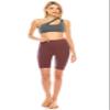 ALWAYS Women's High Waist Biker Shorts - Buttery Soft Workout Running Yoga Pants Maroon One Size view 4