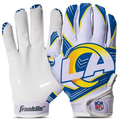 Franklin Sports NFL Los Angeles Rams Youth Football Receiver Gloves - X-Small/Small