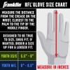 Franklin Sports NFL Los Angeles Rams Youth Football Receiver Gloves - X-Small/Small view 3