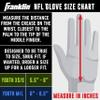 Franklin Sports NFL Los Angeles Rams Youth Football Receiver Gloves - X-Small/Small view 4