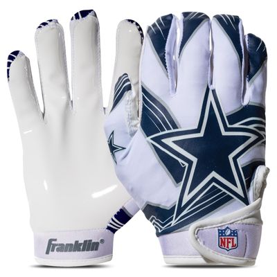 Franklin Sports NFL Dallas Cowboys Youth Football Receiver Gloves - X-Small/Small