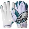 Franklin Sports NFL Philadelphia Eagles Youth Football Receiver Gloves - X-Small/Small view 1