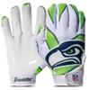 Franklin Sports NFL Seattle Seahawks Youth Football Receiver Gloves - X-Small/Small view 1