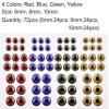 Fishing Lure Eyes, 3D/4D/5D Fly Tying Eyes Lifelike Artificial Realistic Epoxy Fishing Eye for Fishing Lure Making Kit Holographic Fishing Accessories for Fishing Baits DIY view 4