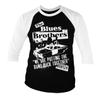 Blues Brothers Officially Licensed Band Back Together Baseball 3/4 Sleeve T-Shirt (Black-White), Medium view 1