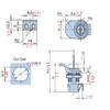 2PCS Push Button Latch Series Plastic & Metal to Close Latch with Locking for Boat Glove Box Latch view 4