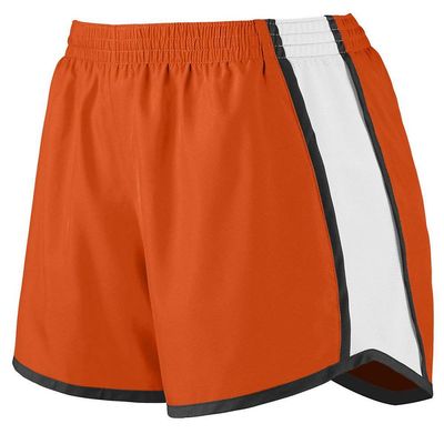 Augusta Sportswear Girls Large Orange/White/Black Shorts