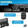 Nightstick TCM-550XL Compact Rail-Mounted Tactical Light - Waterproof Impact-Resistant Tactical Flashlight with Easy Momentary and Constant-On Switches view 3