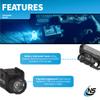 Nightstick TCM-550XL Compact Rail-Mounted Tactical Light - Waterproof Impact-Resistant Tactical Flashlight with Easy Momentary and Constant-On Switches view 4