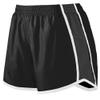 Augusta Sportswear Girls Medium Black/Black/White Shorts view 1