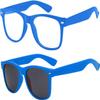 2 Pack Kids Sunglasses Blue Clear Lens Polarized Smoke Lens view 1