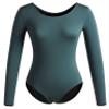 DANSHOW Women Long Sleeve Dance leotards for Ballet Adult lady Train top(4028-M-11) view 1