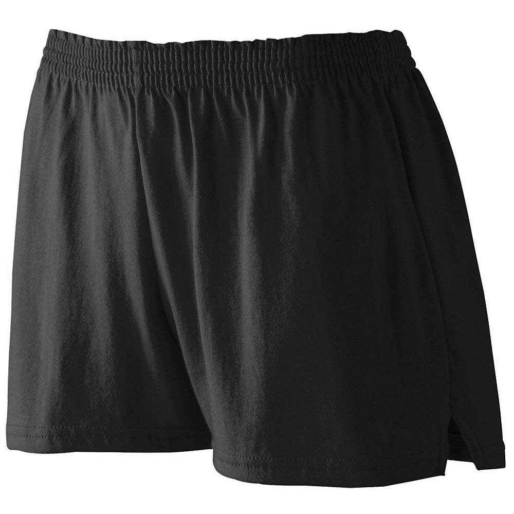 Augusta Sportswear Girls Small Black Jersey Shorts