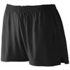 Augusta Sportswear Girls Small Black Jersey Shorts view 1