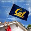 Cal Berkeley Golden Bears Script Flag with Pole and Bracket Kit view 2
