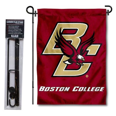Boston College Eagles Garden Flag with Stand Holder