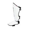 Combat Corner Supreme Synthetic Leather Muay Thai Shin Guards | Full Leg Protector Pads and Fighting Training Protective Gear for MMA, Kickboxing, BJJ, Karate, Martial Arts view 2