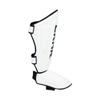 Combat Corner Supreme Synthetic Leather Muay Thai Shin Guards | Full Leg Protector Pads and Fighting Training Protective Gear for MMA, Kickboxing, BJJ, Karate, Martial Arts view 3
