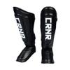 Combat Corner Supreme Synthetic Leather Muay Thai Shin Guards | Full Leg Protector Pads and Fighting Training Protective Gear for MMA, Kickboxing, BJJ, Karate, Martial Arts view 1