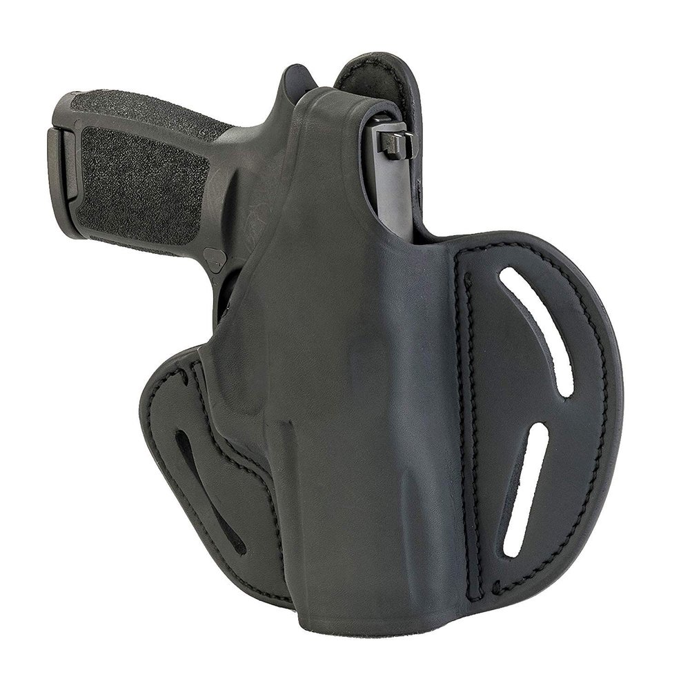 1791 GUNLEATHER P320c Holster - Thumb Break OWB Leather Gun Holster - Righty - Fits Sig M11-A1, P229c, P320c, P320 Carry, P320 X-Carry, P250 Springfield XDMc, Beretta Cougar 8000F