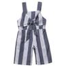 Mama Loves Outfits for Toddler Girls Strap Striped Wide Toddler Girls Rompers and Jumpsuits (5T) view 1