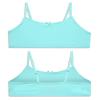 Rene Rofe Girls Training Bras - 10 Pack Soft Stretch Cotton Bra, Cami Style Girls Underwear with Adjustable Straps (7-14), Size 10-12, Asst #5 view 4