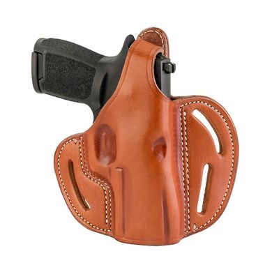1791 GUNLEATHER P320c Holster - Thumb Break OWB Leather Gun Holster - Righty - Fits Sig M11-A1, P229c, P320c, P320 Carry, P320 X-Carry, P250 Springfield XDMc, Beretta Cougar 8000F