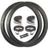 Beach Cruiser 241 Diamond Tread Durable Wire Bead Black Sidewall Blackwall 26 x 2.125 OEM Replacement Bike Tire Tube Rim Strip Lever Kit Bundle view 1