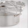 GSI Outdoors Glacier Stainless Troop Cookset, Compact Pan & Pot Camping Set, for Travel and Outdoors (8-10 People) view 4