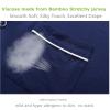 7 VEILS Mens Viscose Made from Bamboo Pajama Set Sleepwear Button-Down Long Sleeve Pj Set (XL) Navy Blue view 4