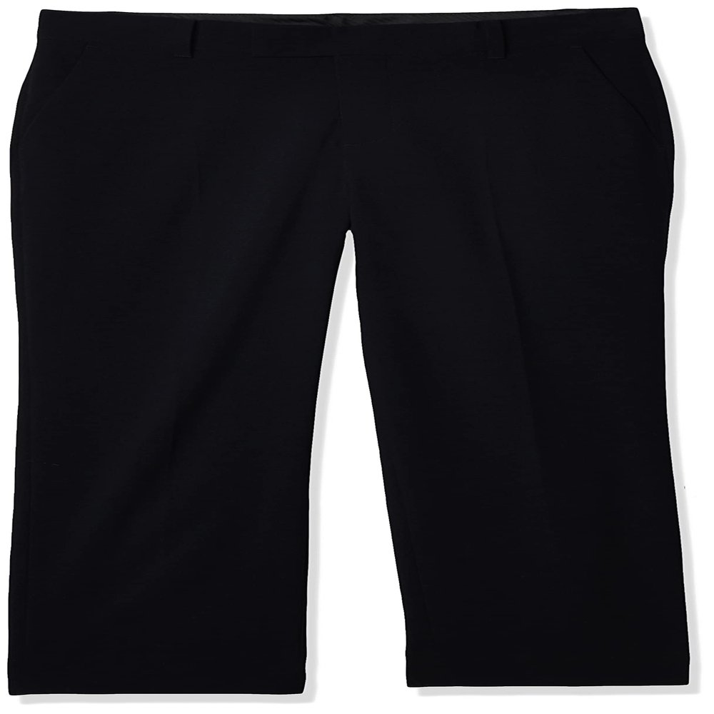 Calvin Klein Boys Flat-Front Bi-Stretch Dress Pant, Straight Leg Fit & Hemmed Bottom, Belt Loops & Functional Front Pockets, Navy, 5