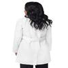 Sivvan Scrubs for Women - 33" Modern Slim Lab Coat - S8804 - White - 3X view 2