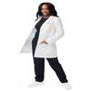 Sivvan Scrubs for Women - 33" Modern Slim Lab Coat - S8804 - White - 3X view 3