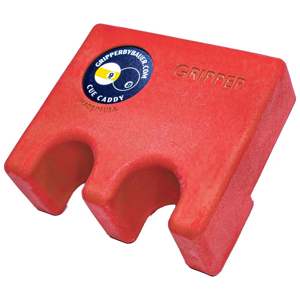 Bauer Gripper Slim 2 Cue Caddy (Red)