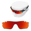 OOWLIT Replacement Lenses Compatible with Oakley RadarLock Edge Vented OO9183 Sunglass Fire Elite Polarized view 2
