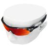 OOWLIT Replacement Lenses Compatible with Oakley RadarLock Edge Vented OO9183 Sunglass Fire Elite Polarized view 3