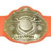 Undisputed Belts Basketball Championship Belt Trophy - Winged Ball - Custom Banner Text and Colors - 2 Day Production view 3