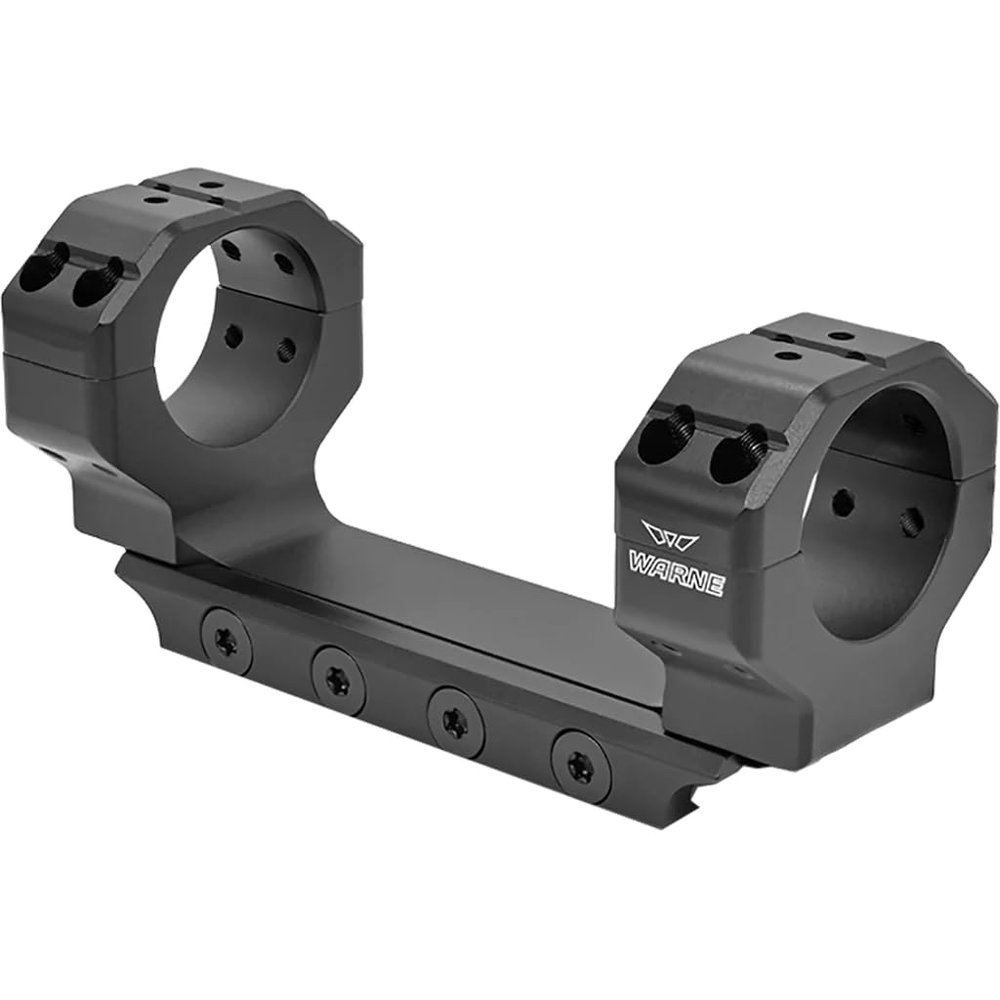 WARNE 7817M Precision Mount 30mm MSR Ideal Height, 1 PC, 7075/T6 Aluminum, 2 Integral Recoil Lugs, Quick Detach