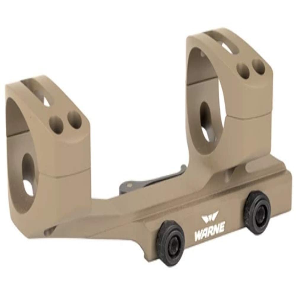 Warne QDXSKEL34DE, 34mm MSR Mount, 6061/T6 Aluminum, Steel Threaded Inserts, Quick Detach, Dark Earth